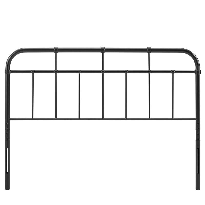 Modway Alessia King Metal Headboard in Black