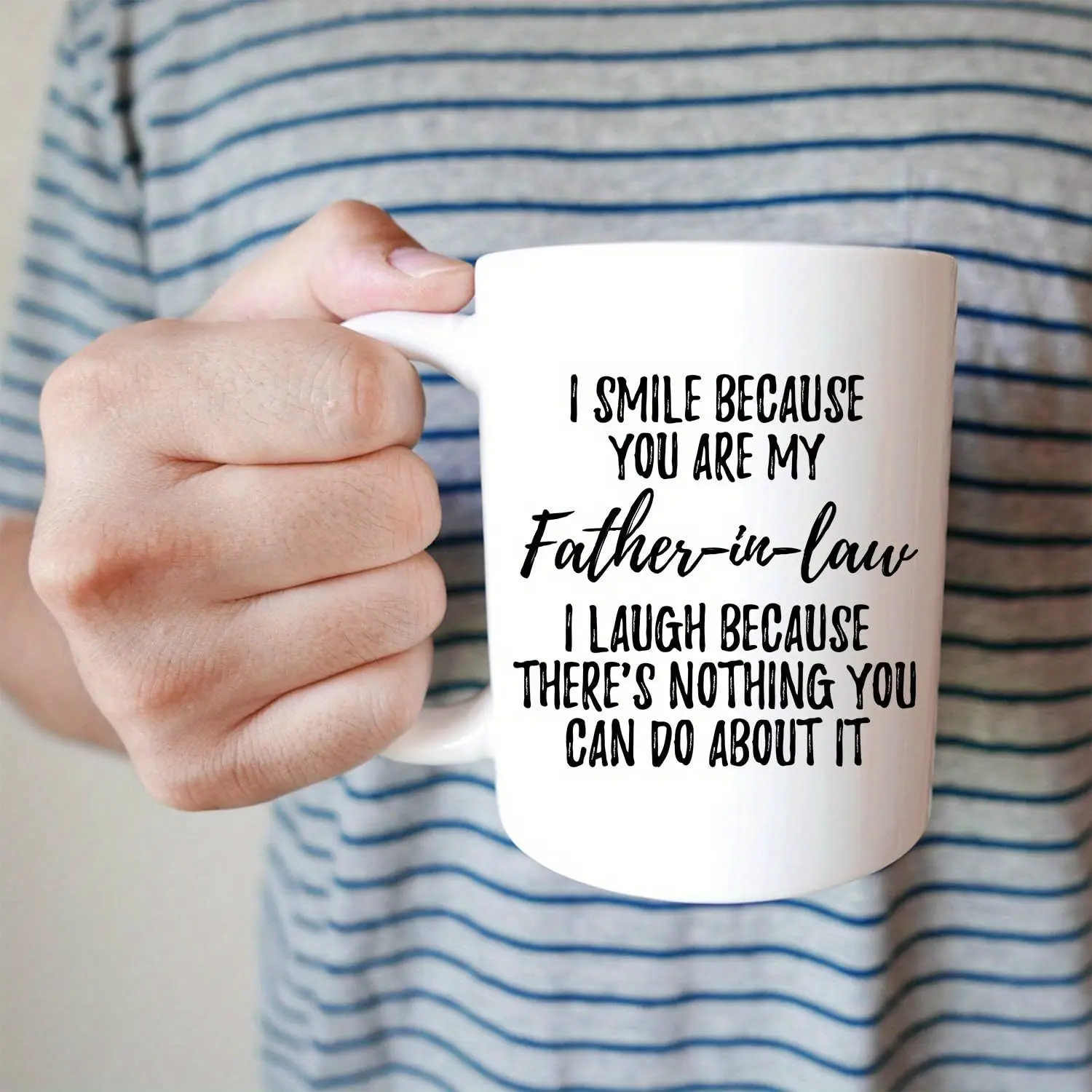 11 Ounces Funny Father-in-law Coffee Mug, from Daughter in Law and Son in Law, Birthday Fathers Day Christmas gifts