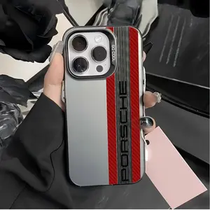 Luxury Car Pattern High-Performance Porsche Phone Case for iPhone 17 16e 16 15 14 13 12 11 Mini Pro Max Air X XR Xsmax 8 7 Plus Protective Anti-Drop Matte Back Cover Protector