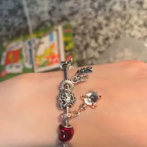 10-Pack Silver Charm Set for Bracelets, CZ Pendant Charms for Women, Tarnish Resistant Jewelry Gift Collection