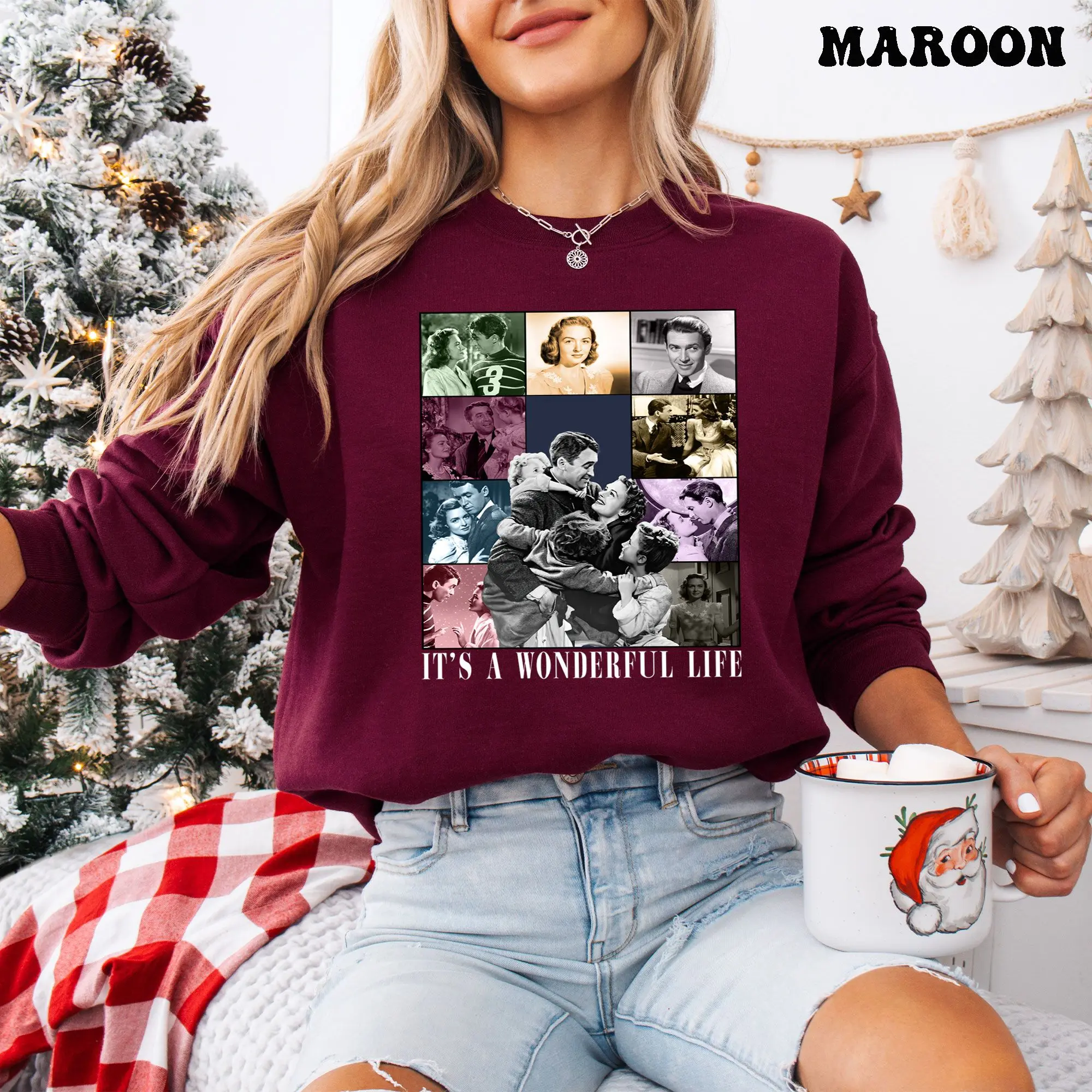 No man is a failure who has friends It's a Wonderful Life Sweatshirt, Clarence Odbody It's a Wonderful Life Shirt, Christmas Gift for Fan RNY
