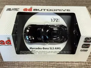 Autodrive Mercedes-Benz SLS AMG 1:72 Die Cast Metal 8GB USB Flash Drive Black