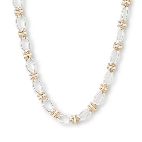 MarlaWynne Two-Tone Cable Chain 24" Necklace