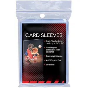 Ultra PRO - Penny Sleeves® Clear Soft Card Sleeves 100ct 2.5" x 3.5" Protects Valuable Sports Cards Baseball Football Basketball Gaming Cards MTG & DND Item Number 81126