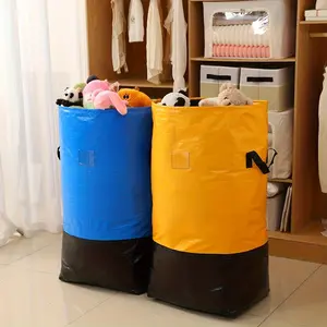 1 x Heavy-Duty Large Moving Bag, Travel Clothes Organizer, plastic storage bag, Space Saving Storage, suitable for moving, traveling, storage, large rectangular container that saves space, can hold clothing, bedding, durable and easy to carry