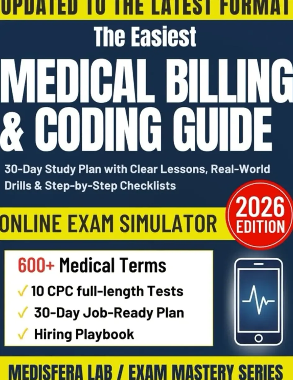 Medical Billing & Coding Guide Made Simple: 30-Day Study Plan with Clear Lessons, Real-World Drills & Step-by-Step Checklistsundefined