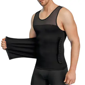 Men'sCompressionShirtSlimmingVestWaistTrainingVest,AbdominalShaper,FitnessUnderwear,SuitableforRunningFitnessClothes