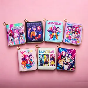 Kpop Girl's coin purse is made of high-quality PU material, is waterproof and durable, and is suitable for various occasions such as school, campus events, work, and travel.