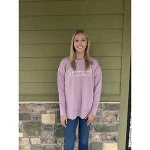 Springhill Outfitters Womens High/Low Crewneck