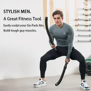 A pair of stainless steel adjustable battle ropes for strength training. Workout equipment, exercise equipment.flexible and durable fitness rope, suitable for abdominal exercises. The length is less than 78.74 inches.battle ropes for home g