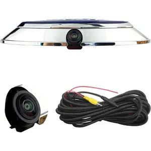 Aftermarket Emblem Backup Camera for  F150 F250 F350 F450 F550 (2004-2016),  700TVL Night Vision, RCA Input Reverse Camera, IP69K  for
