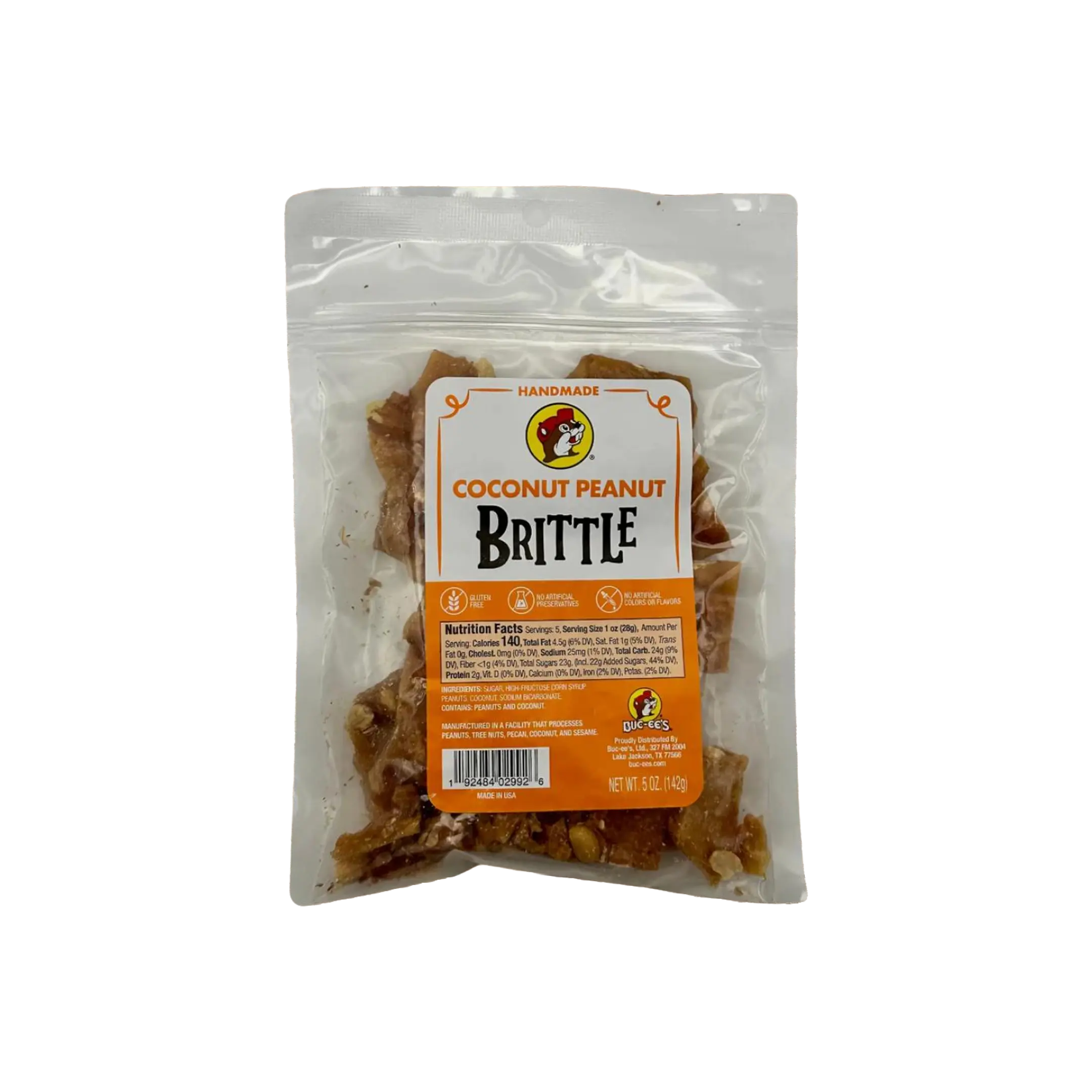 Handmade Peanut Brittle Duo – Jalapeño & Coconut | Buc-ee's Original Crunchy Peanut Snack