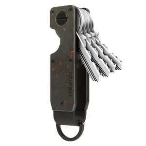 Forged Ruby Key Case - Streamline and organize your keys in a compact silhouette (2-6 keys)