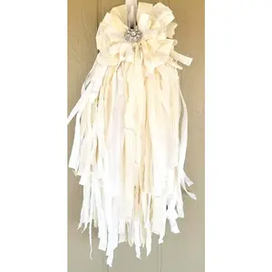 Elegant Victorian Wedding Shabby Chic Rag Bow