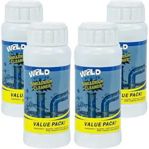 4Pcs Wild Pipe Dredge, Sink and Drain Cleaner Powder, Fast Foaming for Pipeline Quick Tool