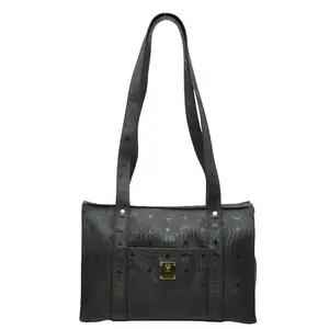 Pre-owned MCM Canvas Tote Bags Visetos Monogram PVC Tote Bag