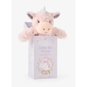 Luna Unicorn Snuggler Plush Security Blanket w/ Gift Box