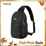 MOSISO Adjustable Camera Sling Backpack - Shockproof Fabric Shoulder Bag with Tripod Holder, Removable Inserts, Anti-Theft Pocket, Fits DSLR/SLR/Mirrorless Cameras (Canon, Nikon, Sony) & Smartphones (Travel, Vlog Accessories), Casual-Style, Breathable Mes
