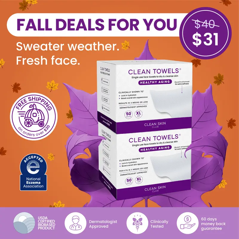 Clean Towels® Healthy Aging XL - 100 count - 2 pack