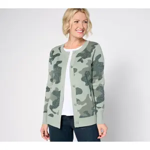 Denim & Co. Long Sleeve Button Front Cardigan