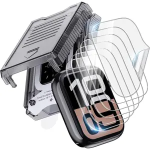 6 pack for  Watch Series 11/10 Screen Protector 46mm  Ultra-thin Soft EPU Film [Not Glass] for iWatch 46mm [Easy to Install] Self- Anti Scratch 0 Bubble