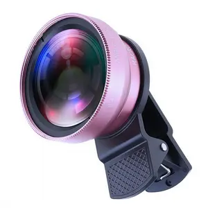 2-in-1 Smartphone Camera Lens, 0.45x Wide Angle & 12.5x Macro HD Lens for Selfies, Cellphone Accessories Compatible with Android Devices