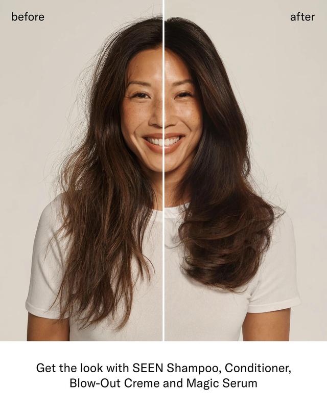 SEEN Shampoo Fragrance Free - Non Comedogenic, Sulfate-Free Gentle Cleansing for All Hair Types