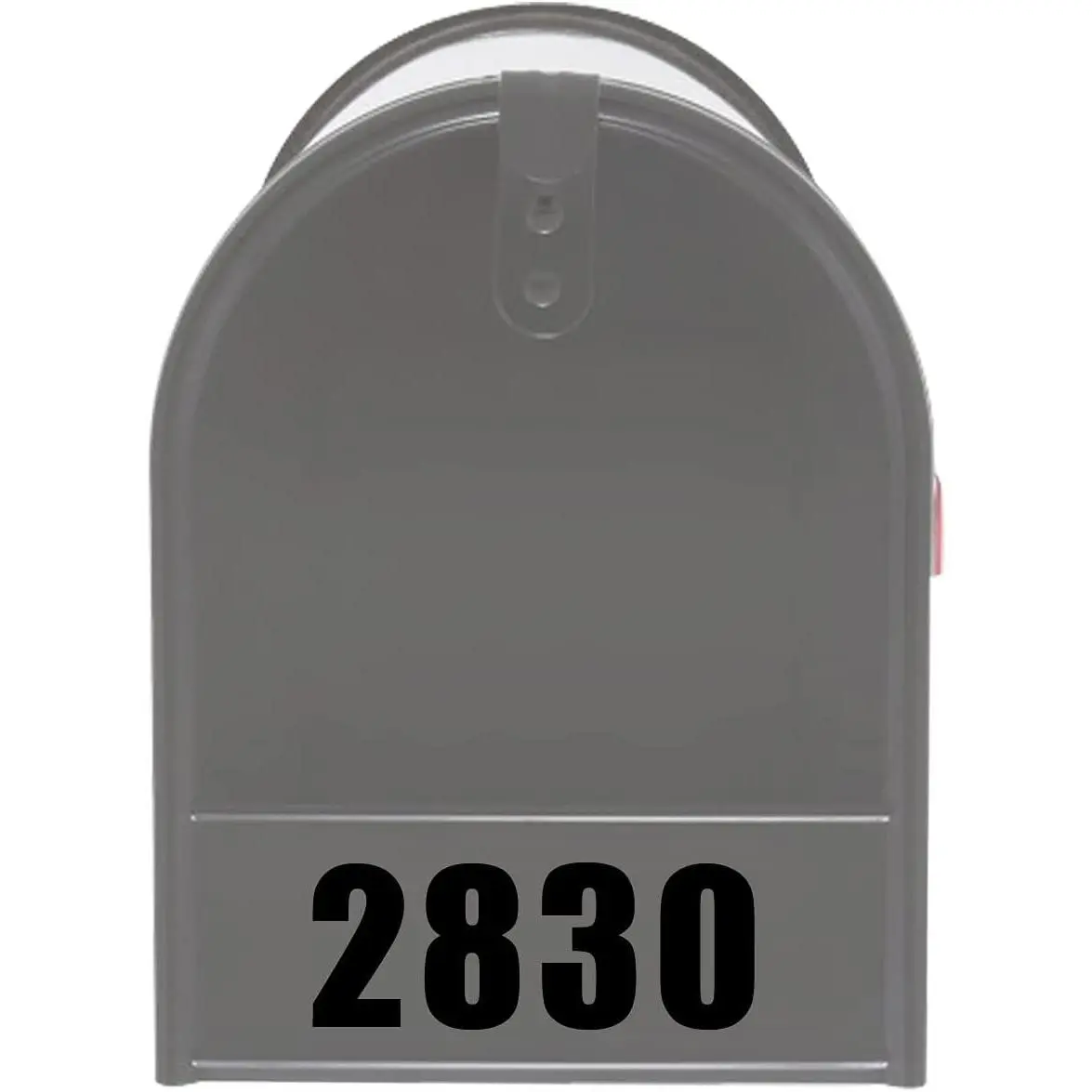 Custom Mailbox Decals - Personalized Address Numbers Vinyl Sticker Mailbox Face VWAQ - MFD4