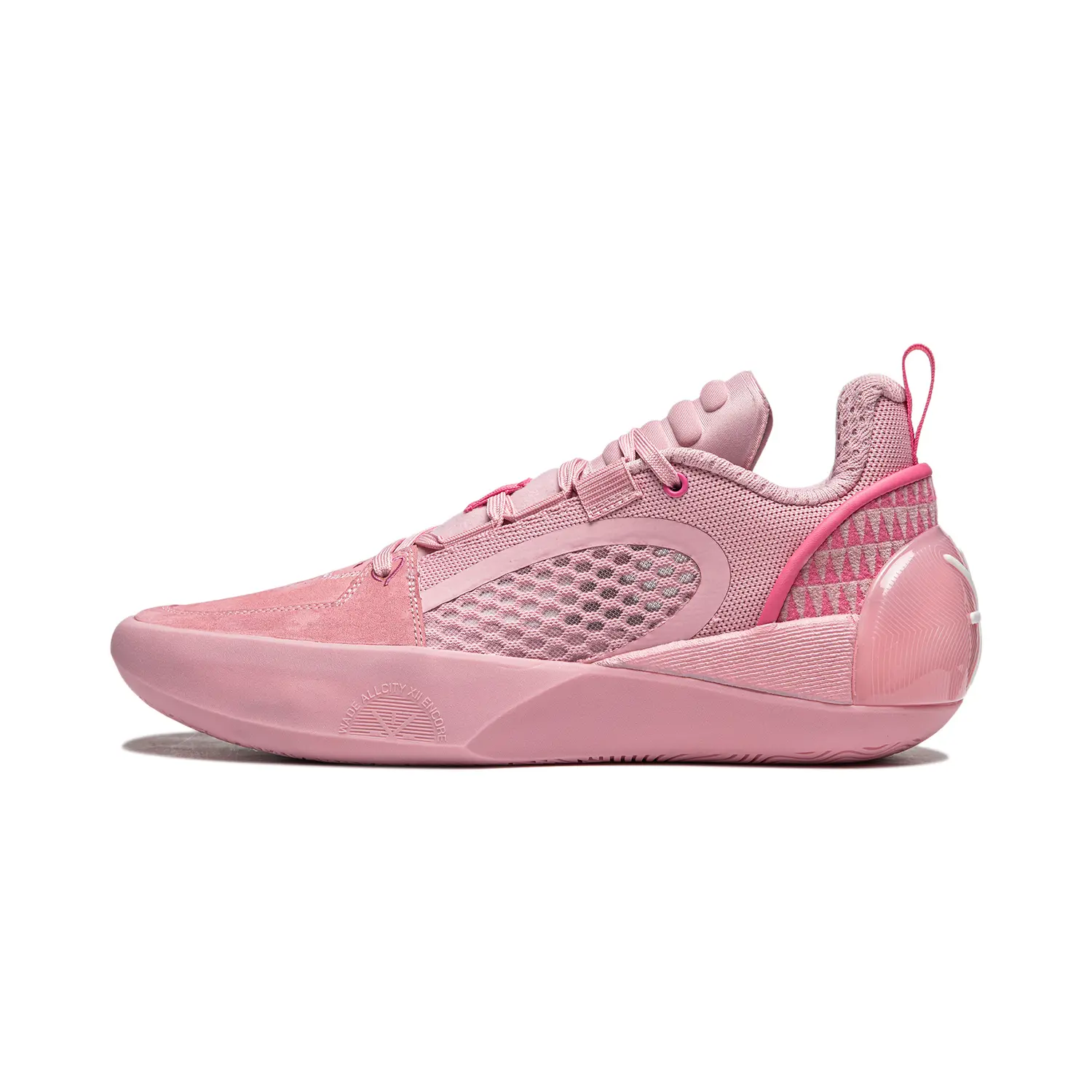 LINING All City 12 Encore Basketball Shoes Men's Low top Pink ABAU029-4