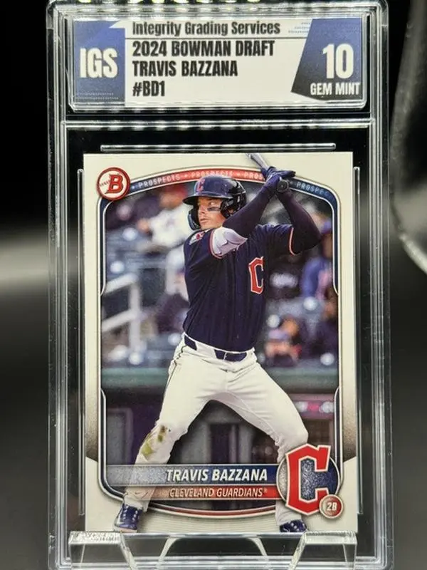2024 Bowman Draft Travis Bazzana baseball card graded Gem Mint 10