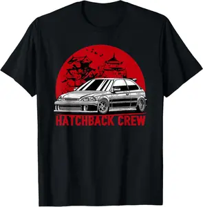 Civic Ek Hatchback Type R Japanese Car T-Shirt