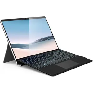 Surface Pro Keyboard, Magnetic Wireless Keyboard for Microsoft Surface Pro 7 6 5 4 3 7 Plus, 7 Color Backlit Bluetooth Ultra-Slim Portable Type Cover Keyboard with Trackpad, Rechargeable Battery