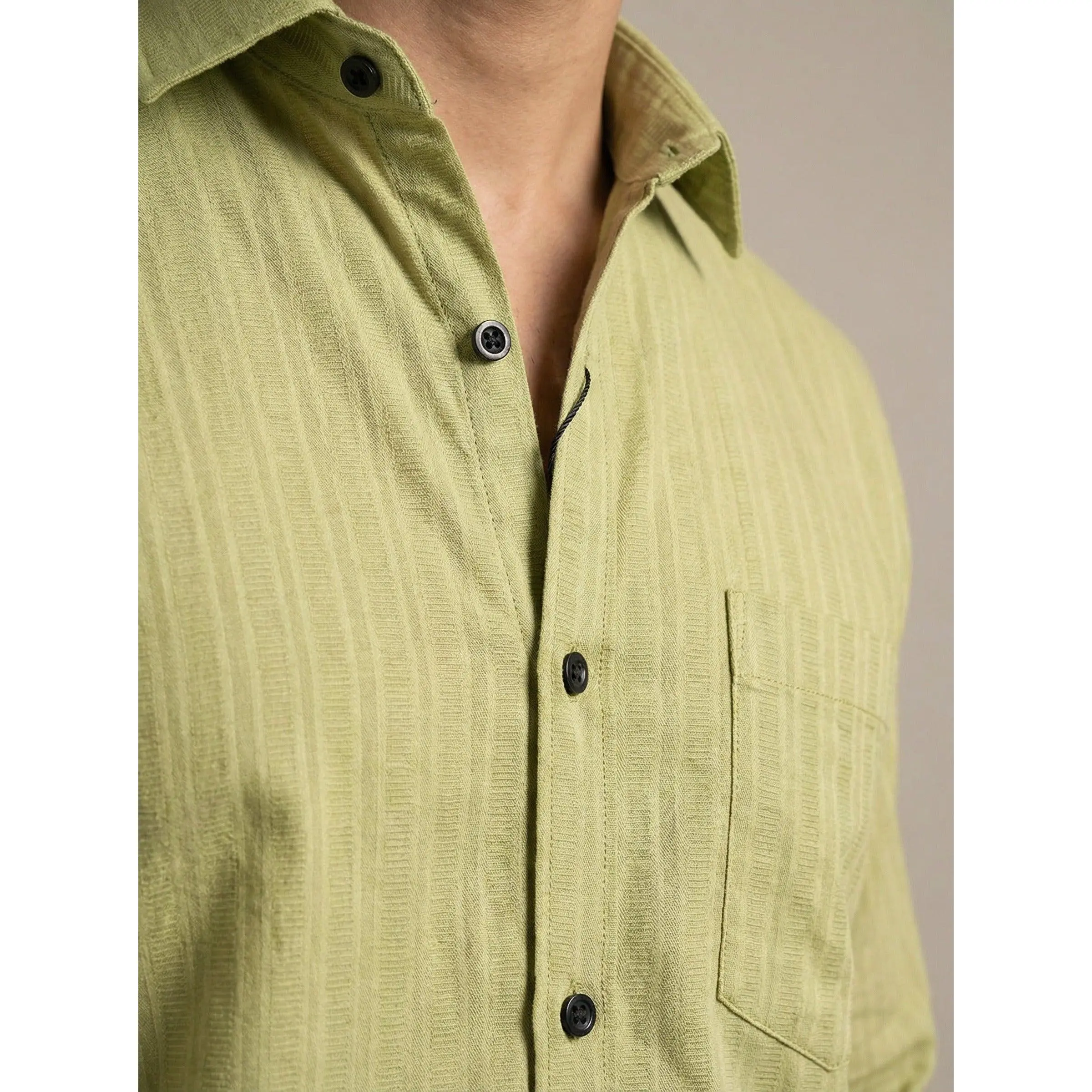 Men's Lime Green Textured Long Sleeve Button Down Casual Shirt - TikTok Shop Men's Lime Green Textured Long Sleeve Button Down Casual Shirt - TikTok Shop
