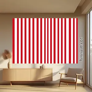 Striped Circus Carnival Photo Background, Durable Washable, Ideal for Birthday Parties, Baby Baptism, Holiday Events, Studio Shoots
