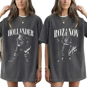 Hockey Heated Rivalry Matching Shirt - Comfort Colors, Team Hollander Rozanov LGBT Love, Matching Outfits, Valentine Day Gifts for Boyfriend Girlfriend Men Women, Romace Book Movies Fan Clothes Gift
