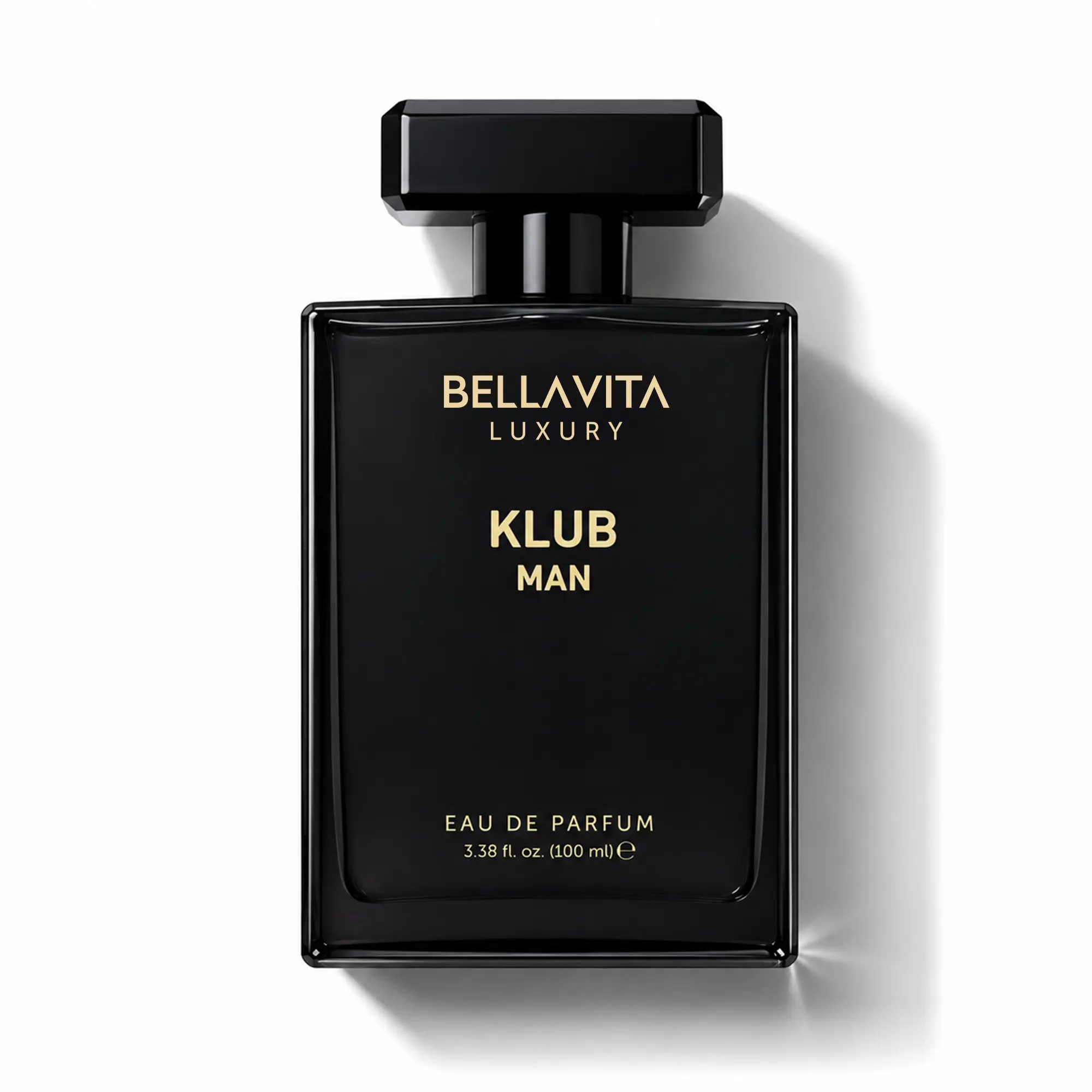BellaVita Luxury's KLUB Man |  Eau De Parfum | Lemon, Birch & Musk | Long Lasting | Perfume for Men | Vegan Perfume | 100ml/3.3 Fl.oz