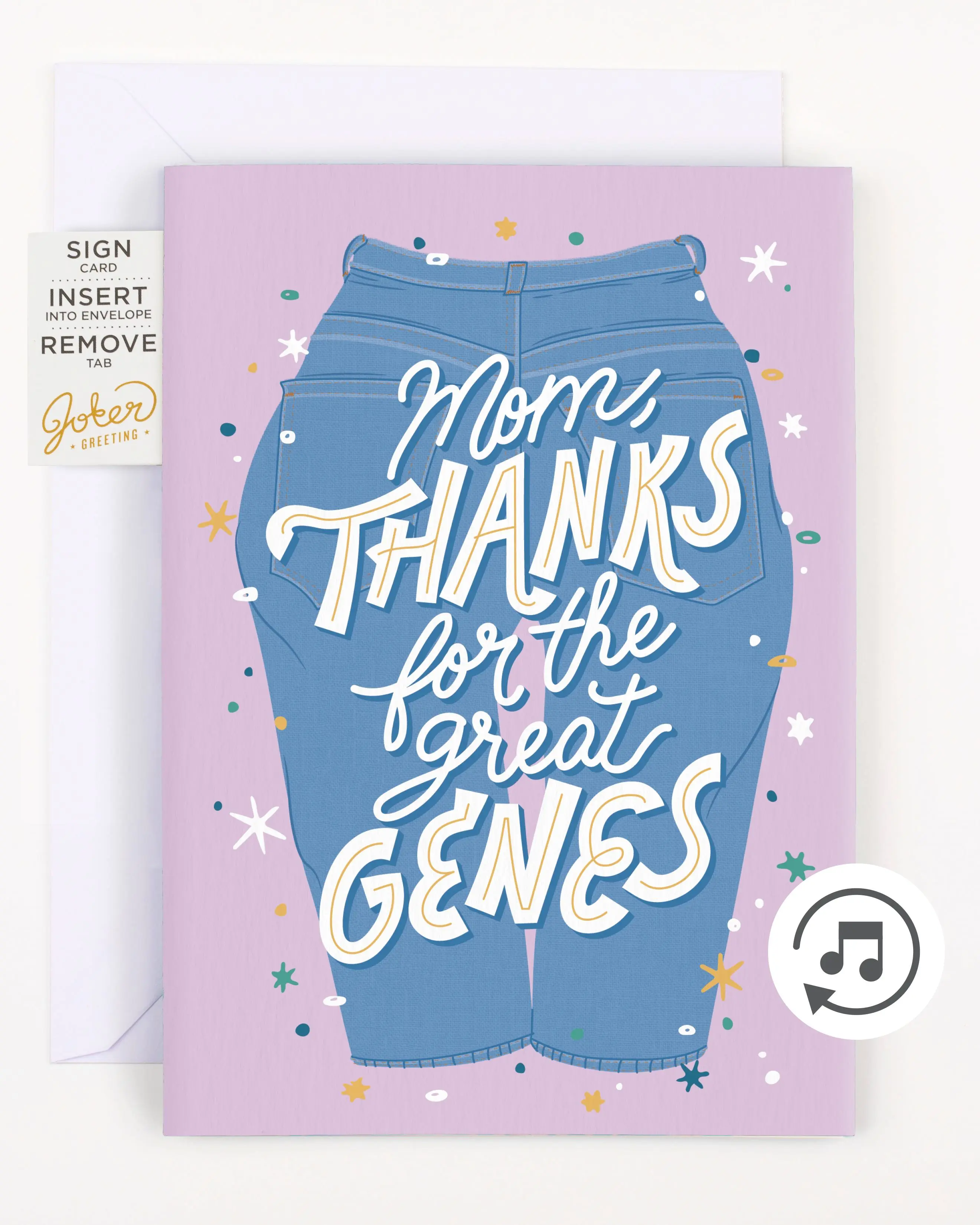Endless Mother's Day Fart Card with Pull Surprise Endless Mother's Day Fart Card with Pull Surprise