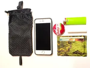 Justin's UL Original Cell Phone/Snack Shoulder Strap Pockets (12g). Ultra Light Ultralight Backpacking (1 item)