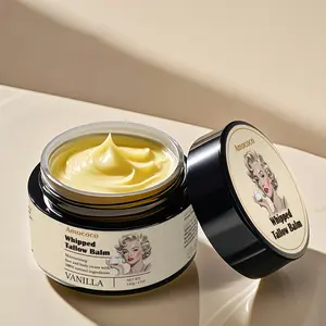 Tallow Cream 100% Natural Moisturizing Face and Body Cream That Soothes, Nourishes, Firms and Hydrates The Skin With Lavender and Vanilla Scents in Vintage Packaging.