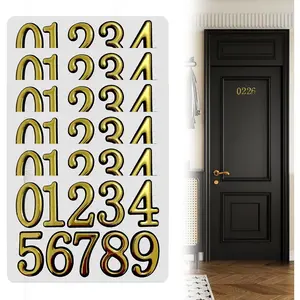 60 count Mailbox Numbers for Outside,  Self-Adhesive  Mailbox Numbers - Door Address Stickers for House, Apartment, Office, Hotel Room (2 Inch, )