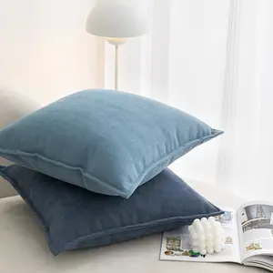 Living room sofa pillow cover, Nordic herringbone chenille cushion cover, bed cushion cover, model home soft decor pillowcase