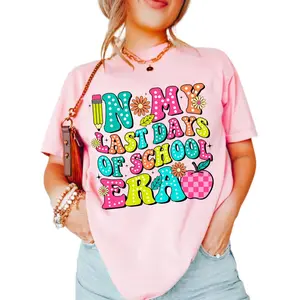 In My Last Day Of School Era Tshirt, Schooll Out For Summer Shirt