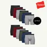 Hanes Men's Cotton Boxer Briefs Underwear Multi Pack Comfortable Fit Soft Stretch Fabric Breathable
