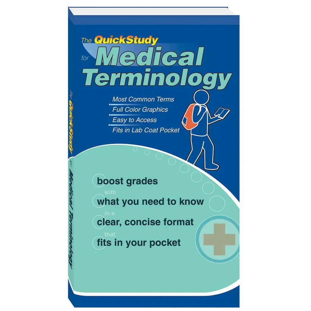 Used Medical Terminology & Abbreviations Quickstudy Reference Book - Corinne Linton, Paperback, English, Medical Acronyms, Desktop Reference, Boost Grades, Concise Format, Easy to Access, Clear, Concise Format
