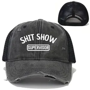 Shit Show Supervisor Hat for Women Baseball Cap Vintage Caps