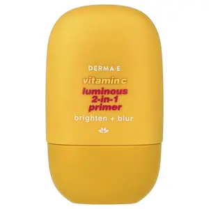 DERMA E Vitamin C Luminous 2-in-1 Primer, For All Skin Types, 1 fl oz (30 ml)