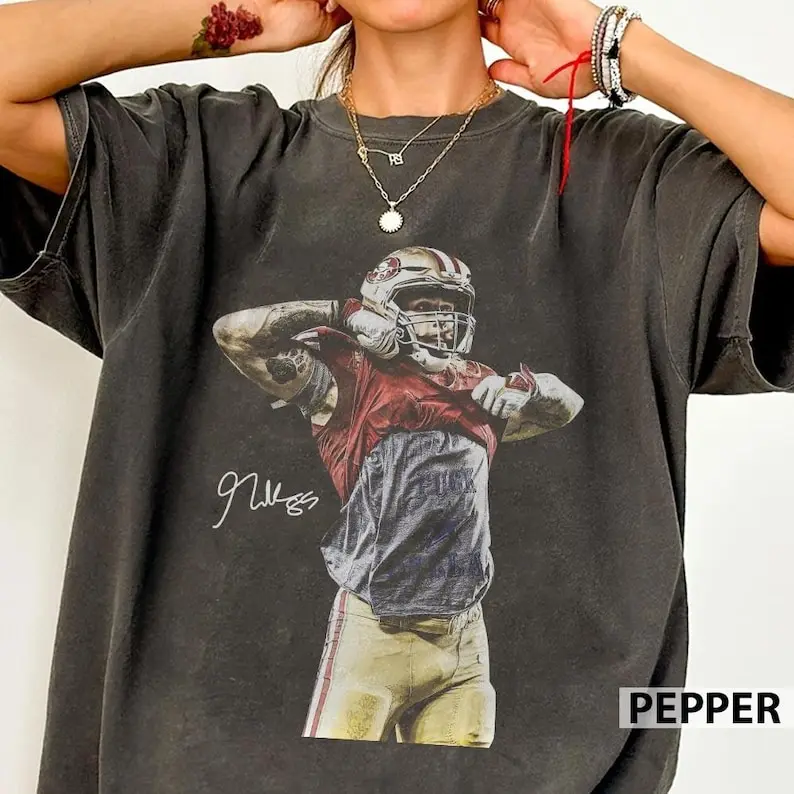 Vintage 90s George Kittle Football Comfort Colors Shirt