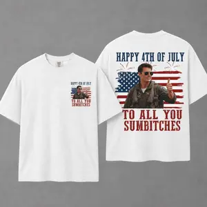 Happy 4th Of July To All You Sumbitches T-Shirt, Vintage America Tank Top, Retro USA Fighter Shirt LFG