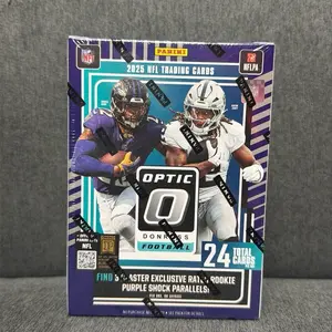 Break #6 2025 NFL OPTIC BLASTERS 20 BOX BREAK PICK YOUR TEAM. SEALED CASE