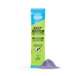 Fast Twitch | Fast Twitch Energy Stick | Single-serve powder | Glacier Freeze | 10 pack